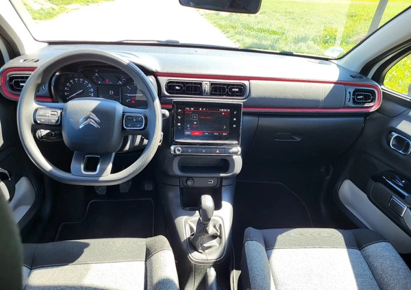 Citroen C3 cena 47900 przebieg: 17000, rok produkcji 2021 z Kłobuck małe 326